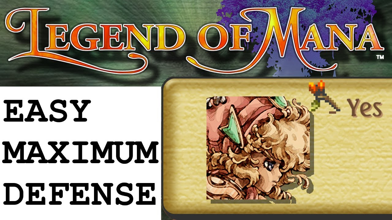 Legend of Mana Max Defense Tempering