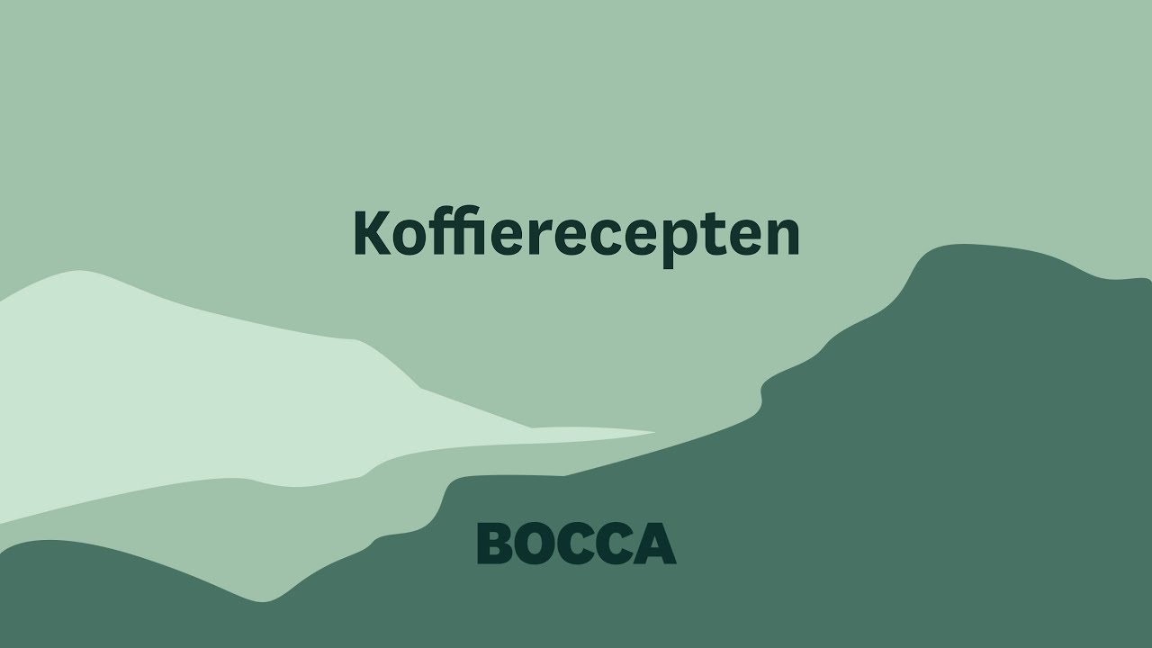 Koffierecepten - Bocca School of Coffee