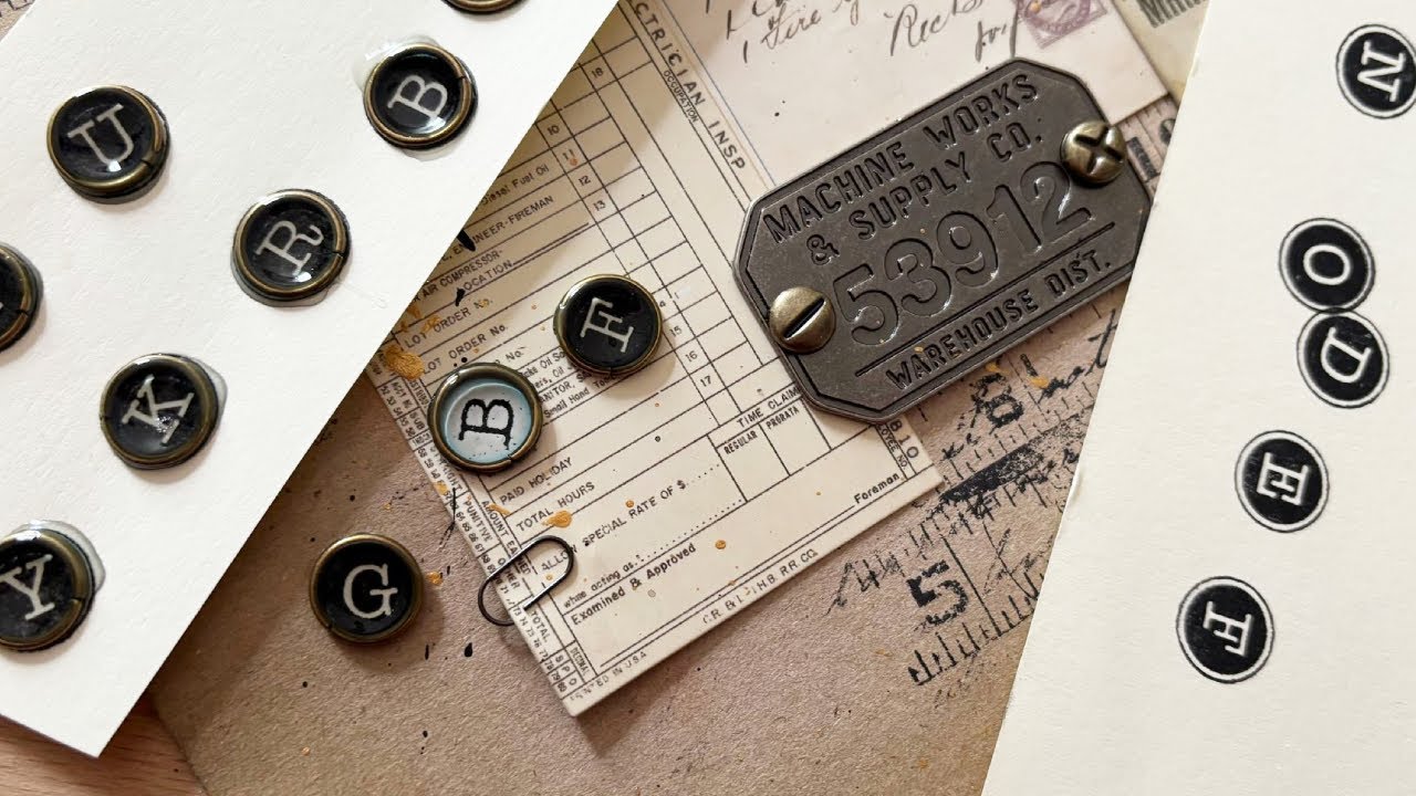 DIY Typewriter Keys - Live
