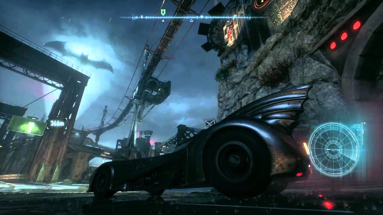 1989 Batmobil PS4 free roam Michael Keaton BATMAN ARKHAM KNIGHT Part 1