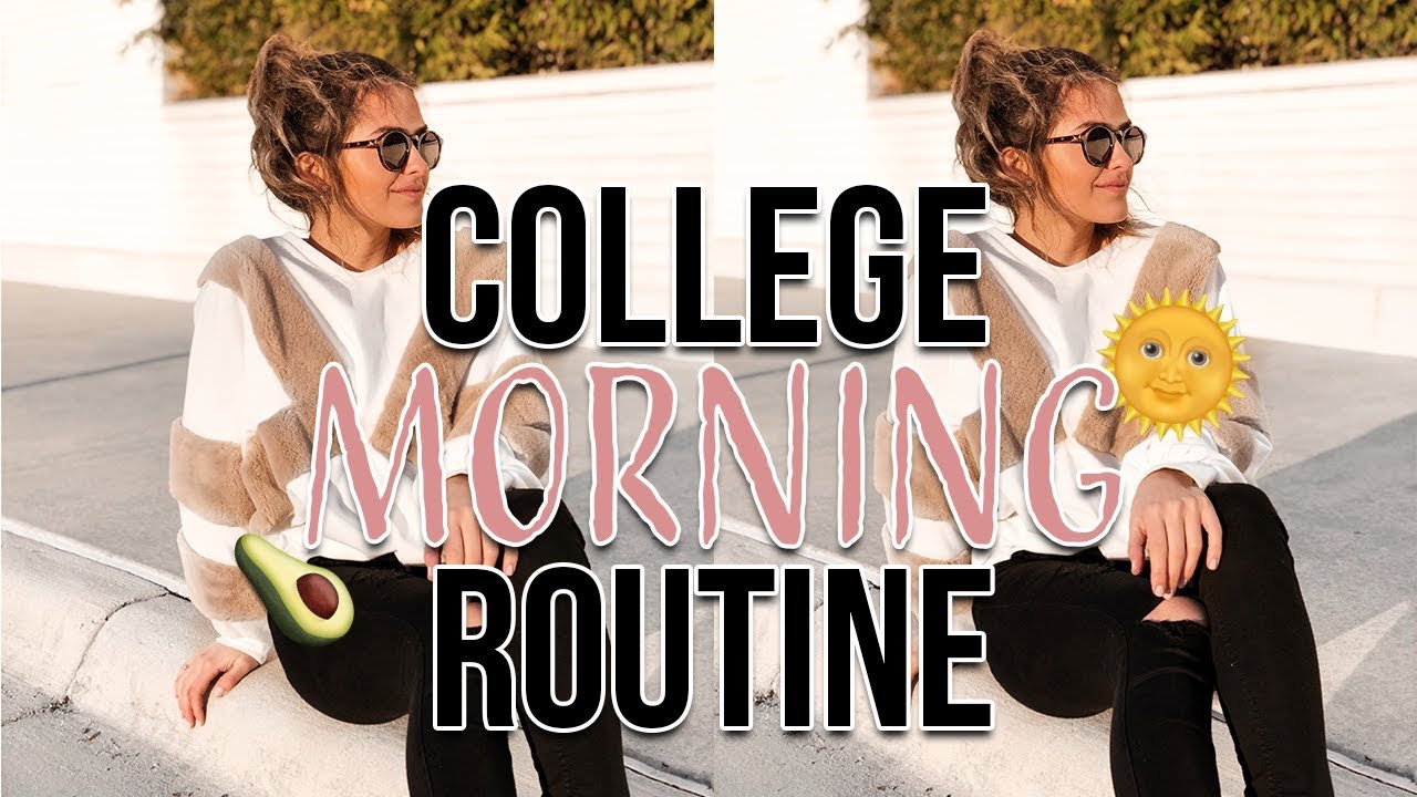 COLLEGE MORNING ROUTINE 2018 at NC State University | Natalie Barbu