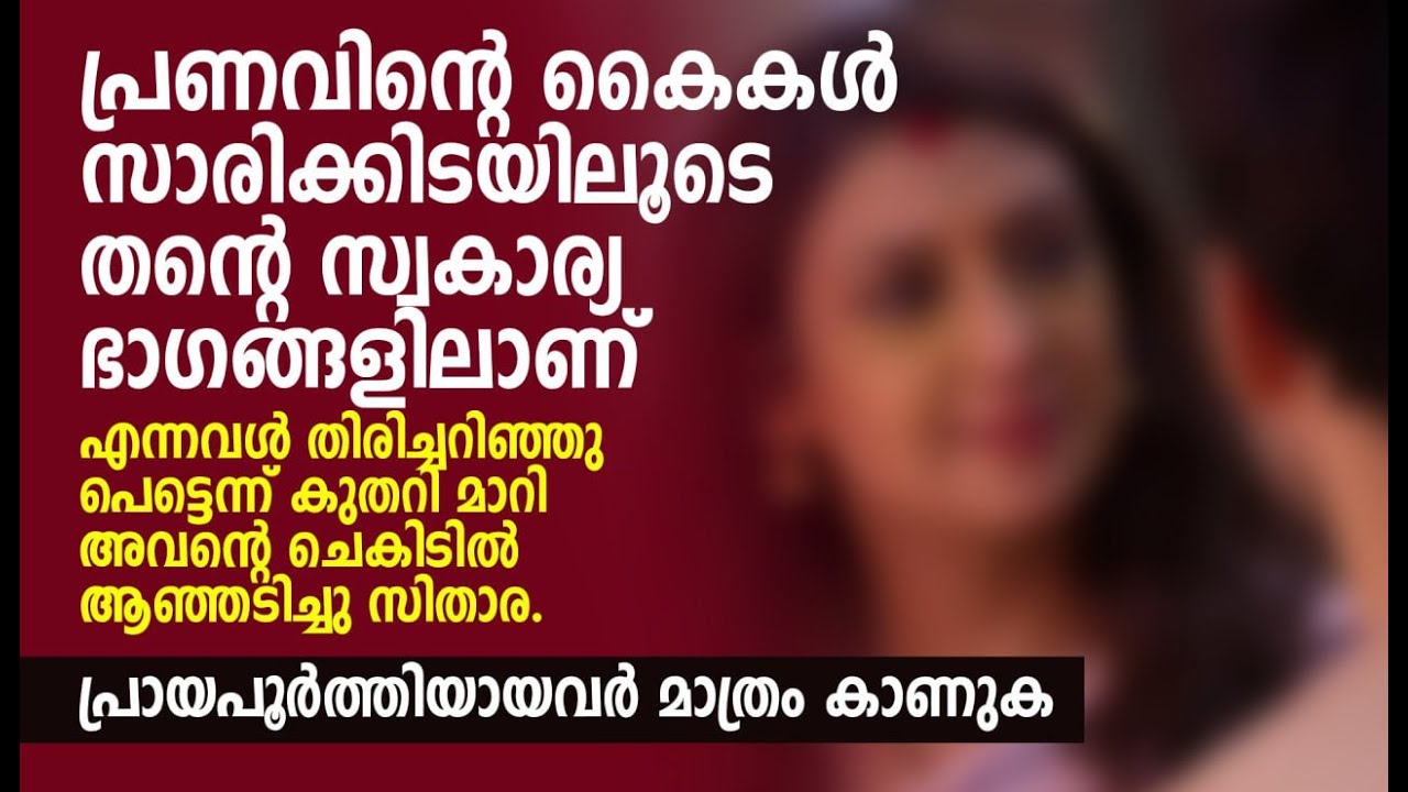 പ്രണവിന്റെ കൈകൾ സാരിക്കിടയിലൂടെ തന്റെ സ്വകാര്യ ഭാഗങ്ങളിലാണ് എന്നവൾ തിരിച്ചറിഞ്ഞു | MALAYALAM STORY