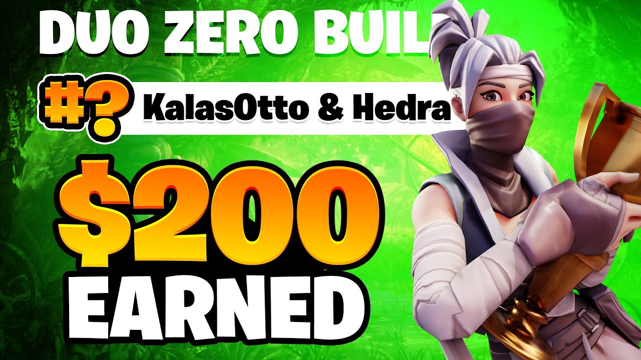 🏆HOW I WON $200 IN DUO ZERO BUILD VICTORY CASH CUP🏆 |  KalasOtto