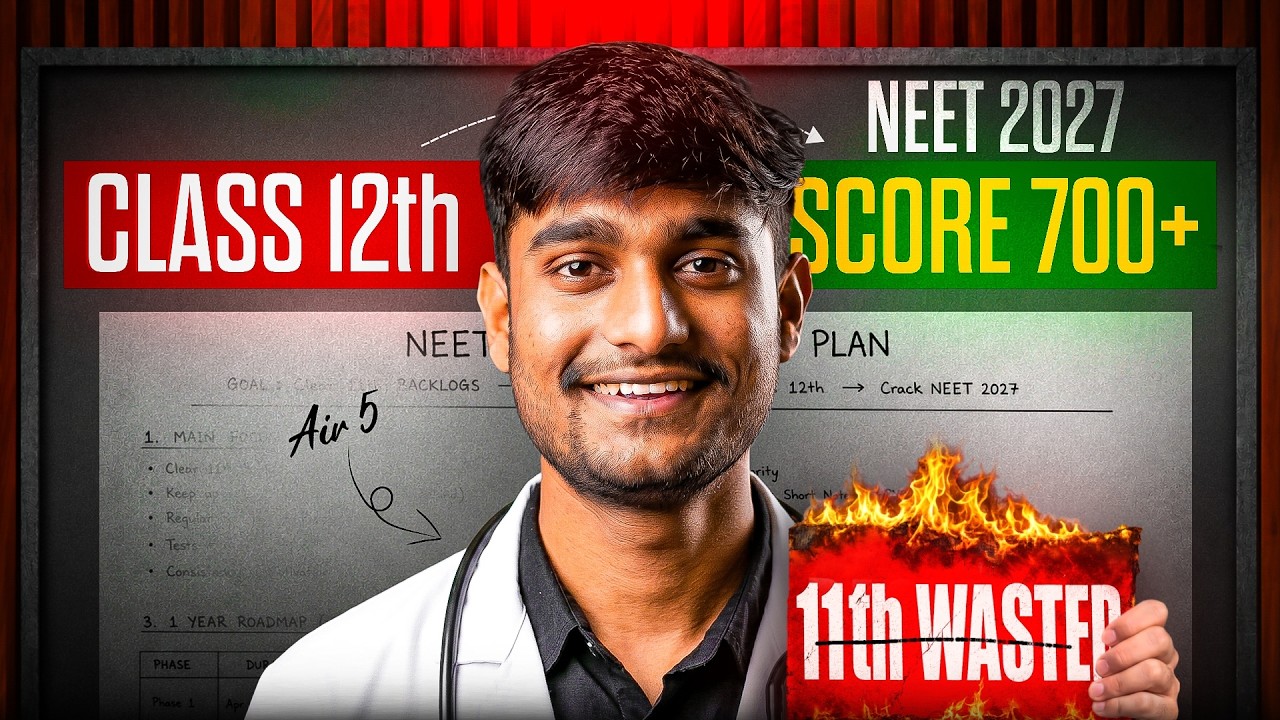 ONLY Way to Clear NEET 2027 with 12th boards 🔥 11th Wasted - What I *did* ✅ 