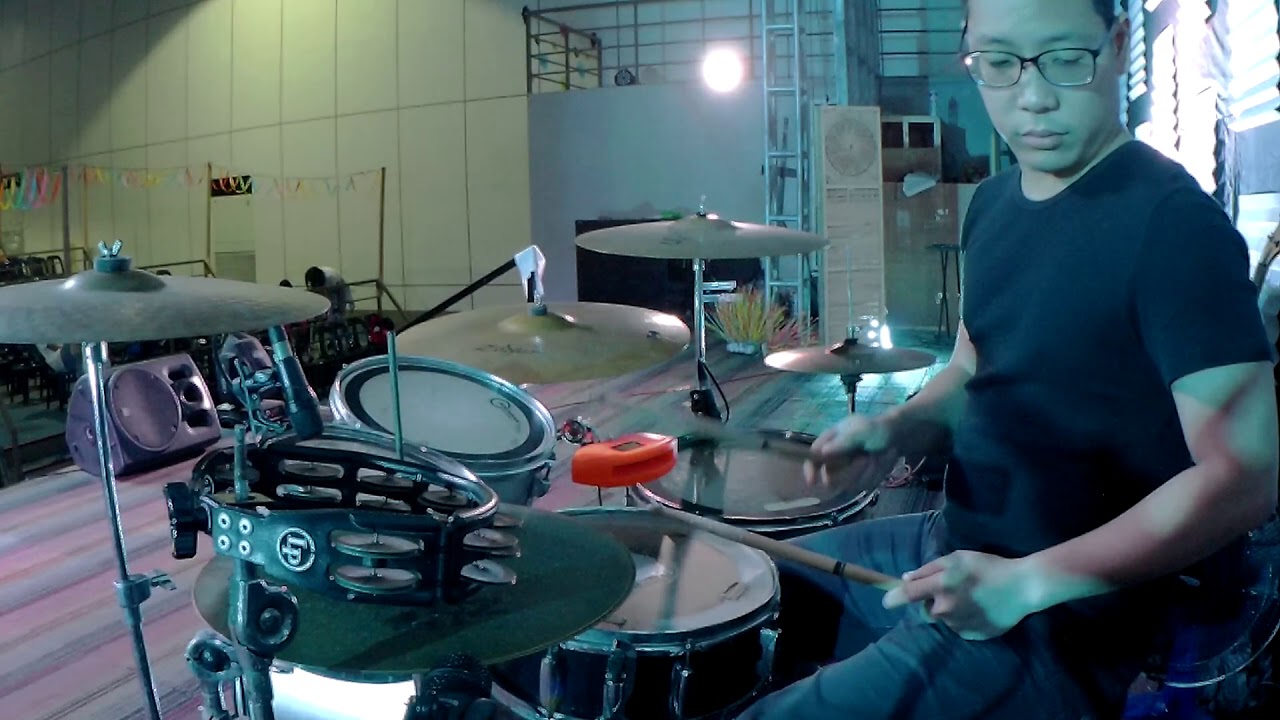 Mikel - Baltazar brother's warm-up (Drumcam)