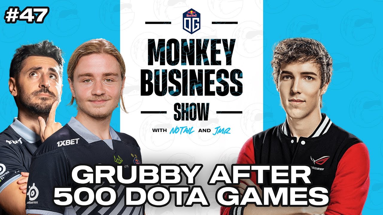 What 500 ranked games of Dota did to Grubby | OG's Monkey Business Show Episode 47