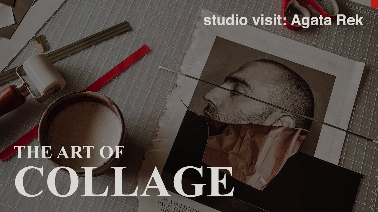 Collage Artist Studio Visit: Exploring Paper Art by Agata Rek | #AnalogCollage #CollageArt