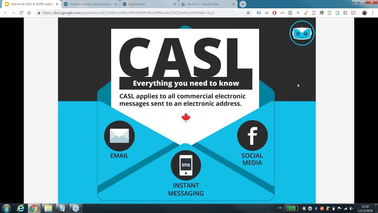 How to be CASL & GDPR compliant for the New Year 2019