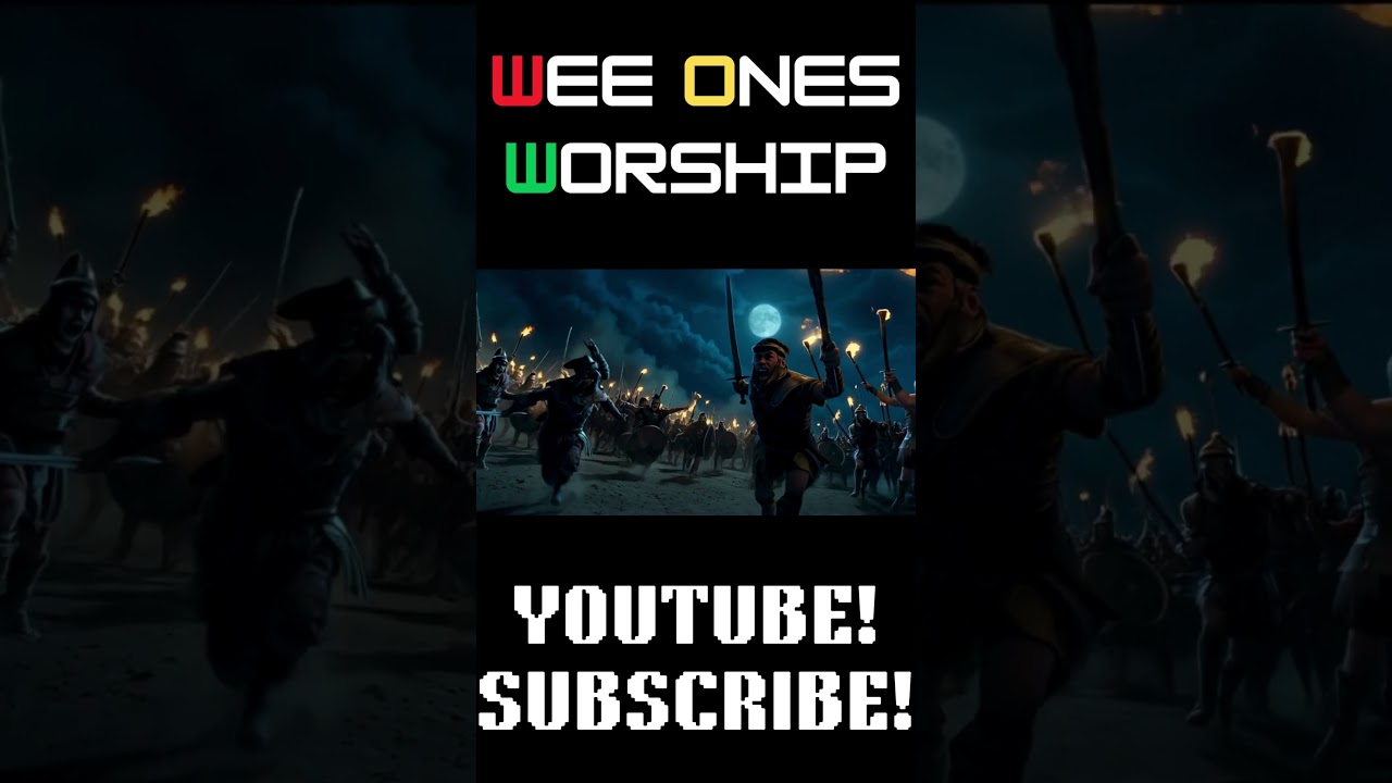 Torches and Trumpets. Learn how Gideon freed Gods people without a sword. #song #animation
