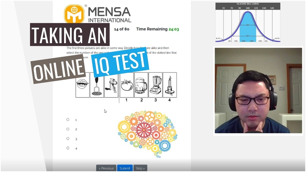 Taking An Online IQ Test