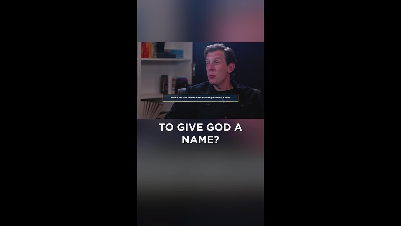 Bible Trivia: Who is the first person in the Bible to give God a name?