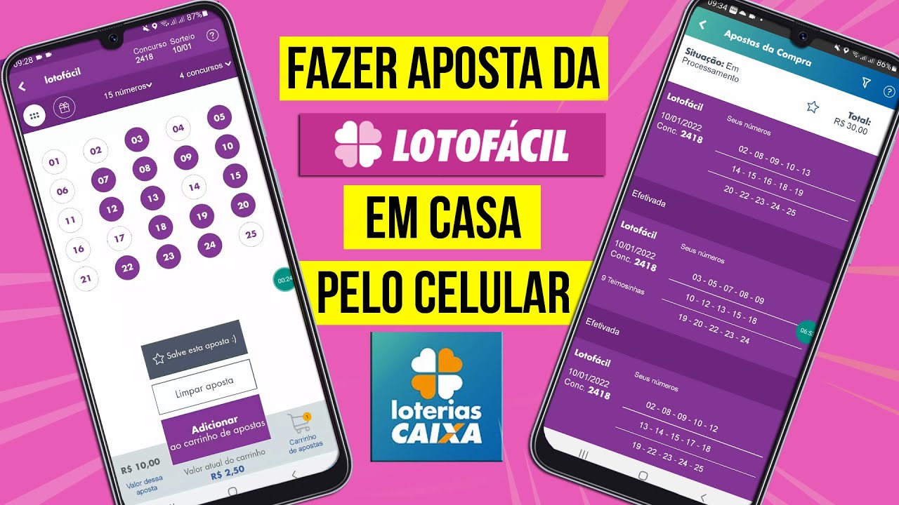 COMO FAZER APOSTA DA LOTOF&Aacute;CIL EM CASA PELO CELULAR ( JOGO ONLINE )