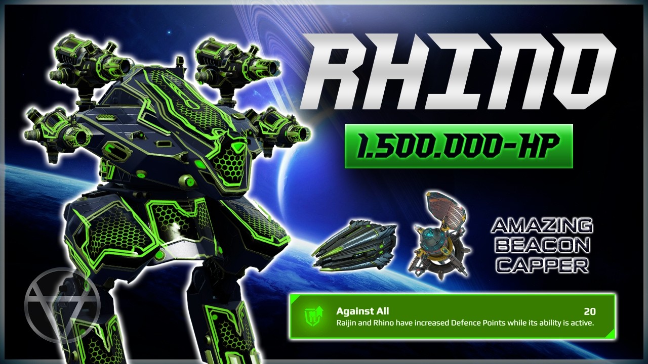 NEW 1,500,000 HP Ultimate RHINO is Scary FAST | War Robots