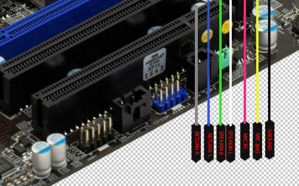 CONEXION FRONTAL DE AUDIO PC