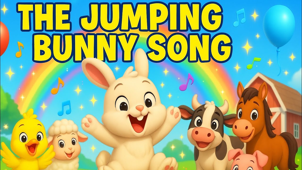 THE JUMPING BUNNY SONG – Baby Bunny Hops All Around! 🐰✨