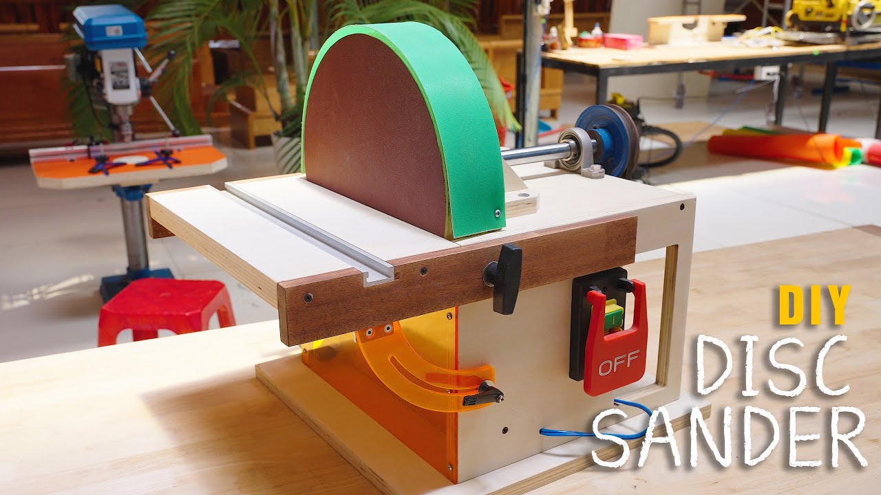 DIY Sanding Disc Machine | Powerful Homemade Sander Build
