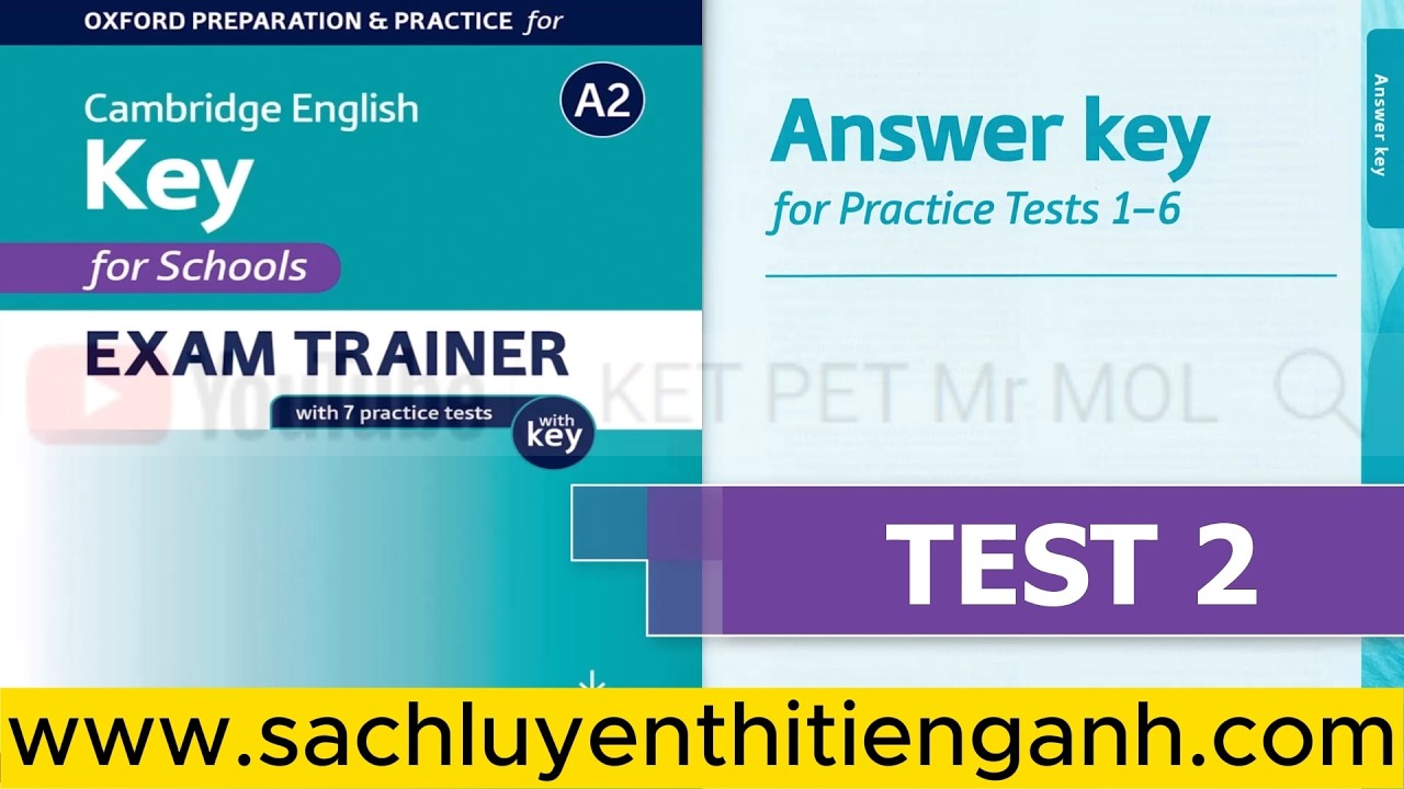 Аудирование KET &mdash; Тренажер экзамена A2 Key for Schools, Тест 2 &mdash; OXFORD | KET PET Mr Mol