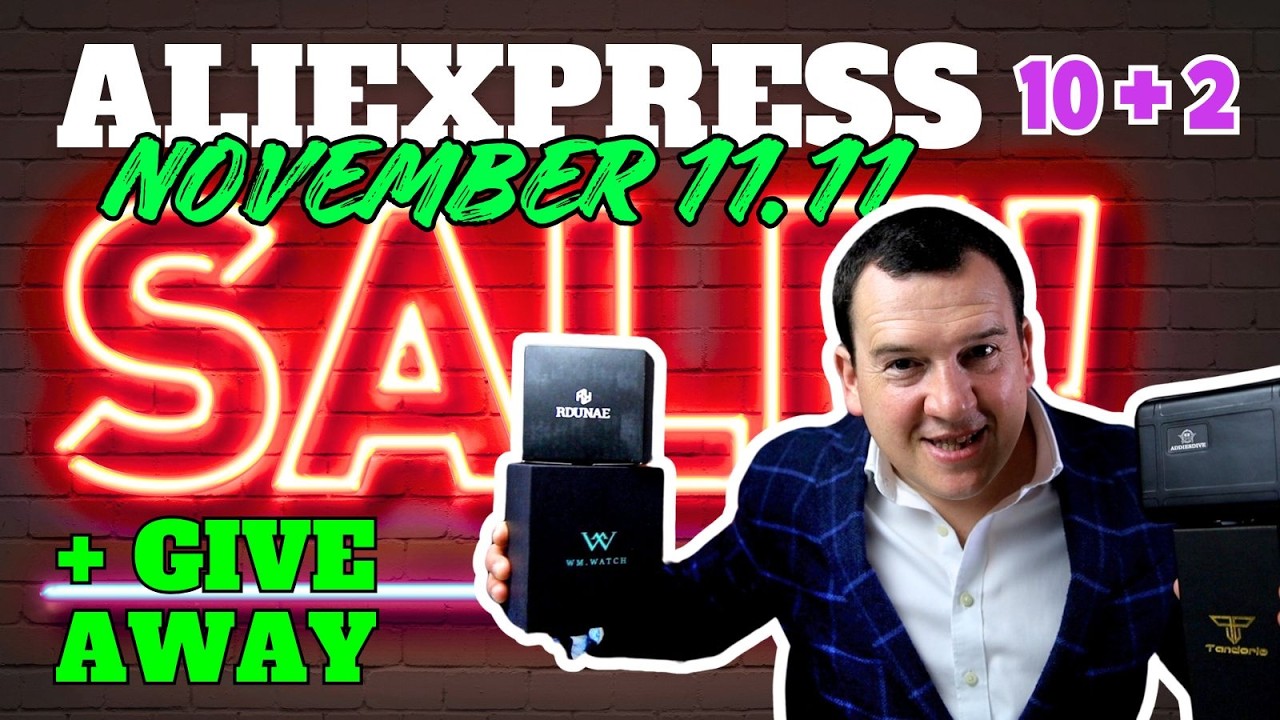 Rekomendacje wyprzedaży ALIEXPRESS 11.11 listopad + KONKURS Zegarek - 12 zegark&oacute;w w najlepszym st...