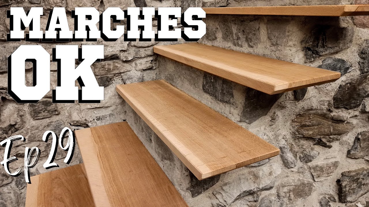 Ep29 - FABRICATION MARCHES D'ESCALIER fa&ccedil;on MENUISIER + Sketch nul // La Grange en R&eacute;novation