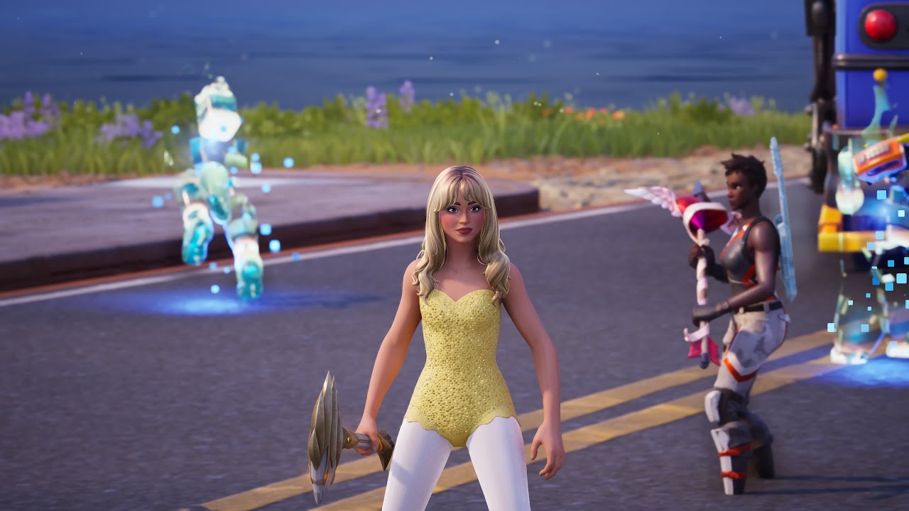sabrina carpenter gameplay in fortnite blitz