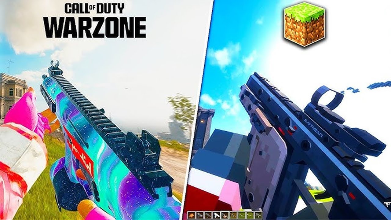 I Made MINECRAFT Into WARZONE (Rebirth Island!)