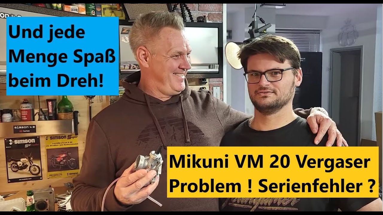 Unglaublich ! Mikuni VM20 Vergaser Problem ! Serienfehler ? Und viel Spaß hatten wir auch beim Dreh!