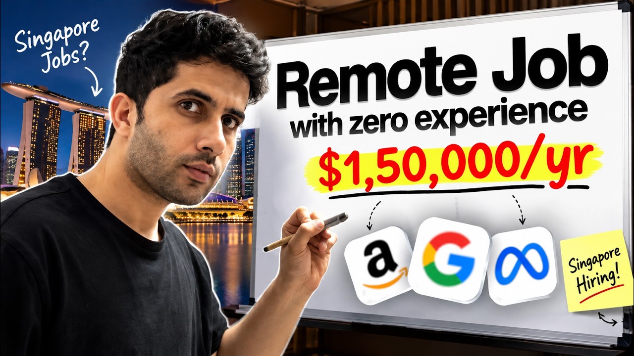 How to land Singapore Remote Job with 0 Experience?