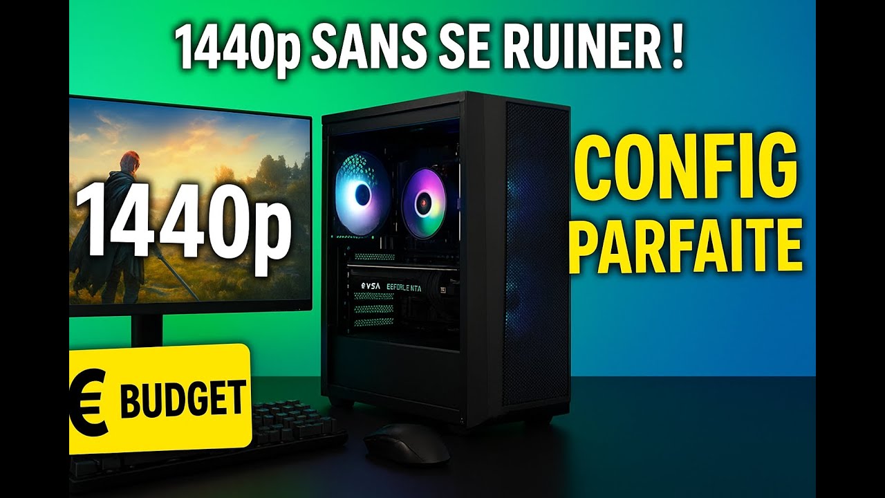 D&eacute;couvrez la meilleure config PC gamer 1440p pas cher en 2025 !  🎮💻 lien en description