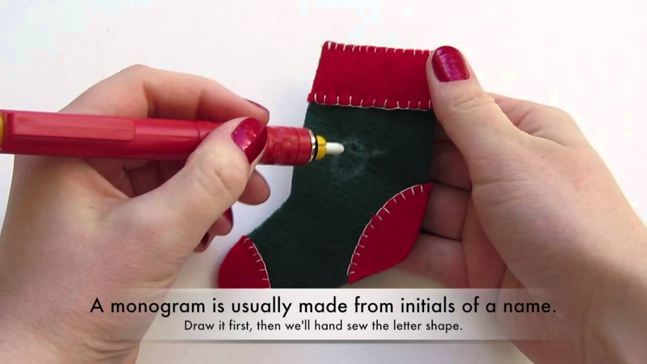 How To Make A Christmas Stocking for Dolls