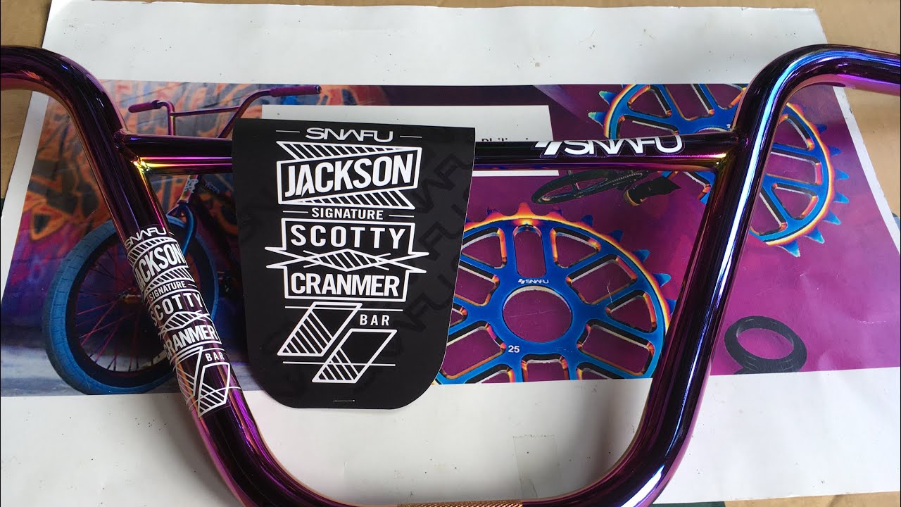 Snafu handlebar jet fuel/oil slick 9.25