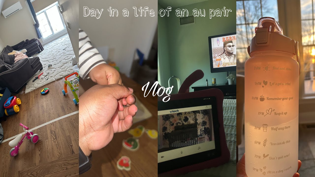 Day in the life of an au pair in America | 8 a.m to 6 p.m routine | South African Youtuber