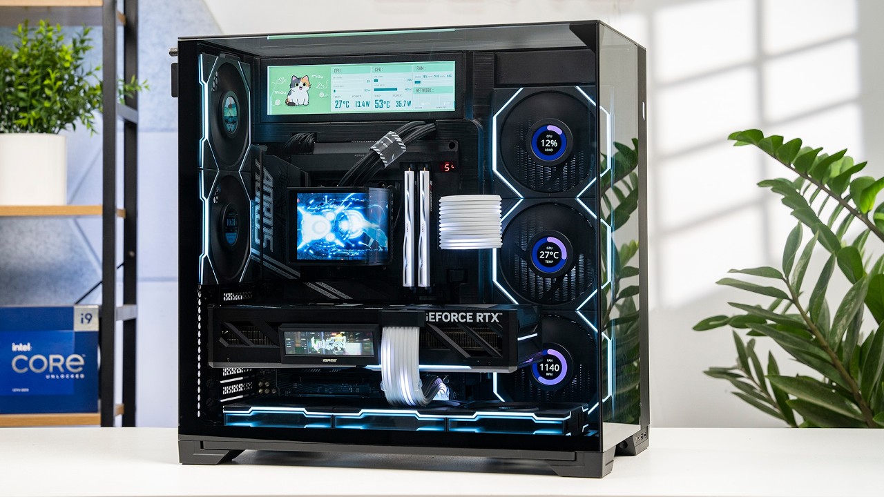 Main có dây nhìn như không dây khi in ốp 3D! 7800X3D - 32Gb DDR5 - RTX 5070 Vulcan