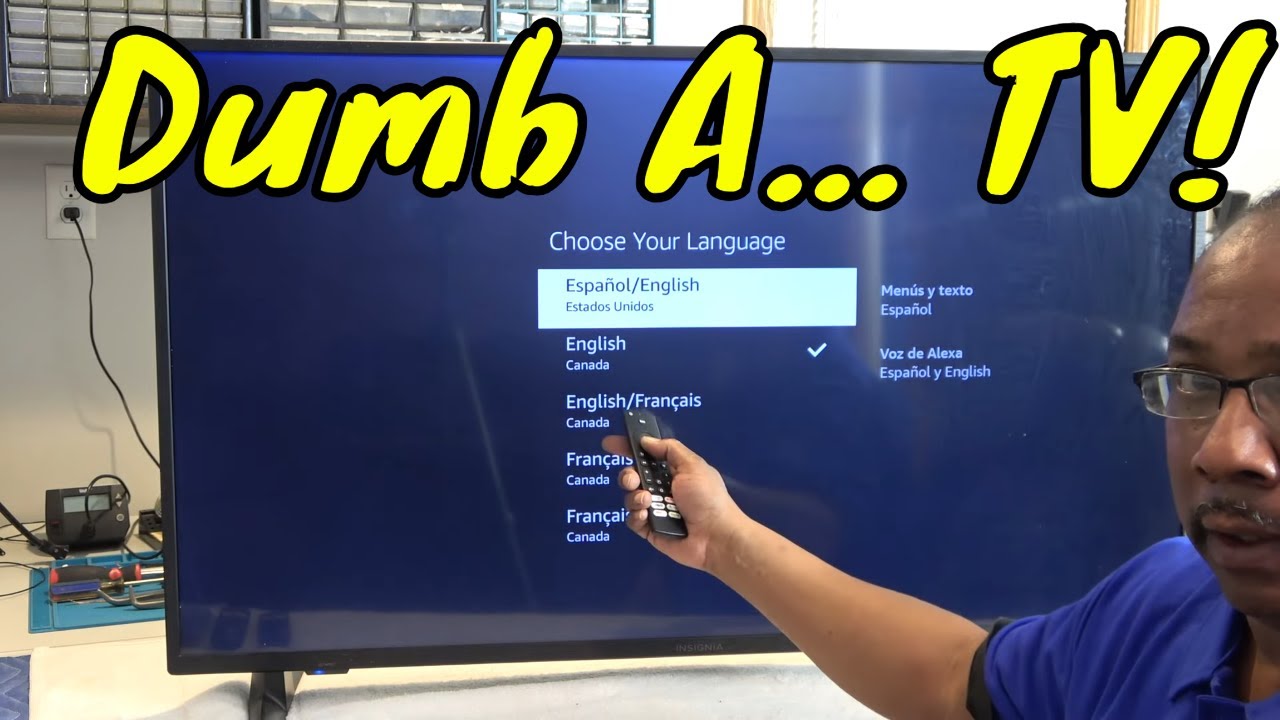 Insignia Fire TV won't get past language screen. The only REAL FIX!
