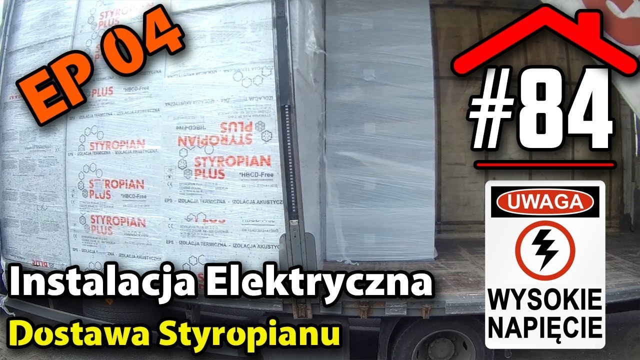 #84 Dalsze układanie kabli / Styropian || Instalacja Elektryczna EP04 - Dom na płycie fundamentowej