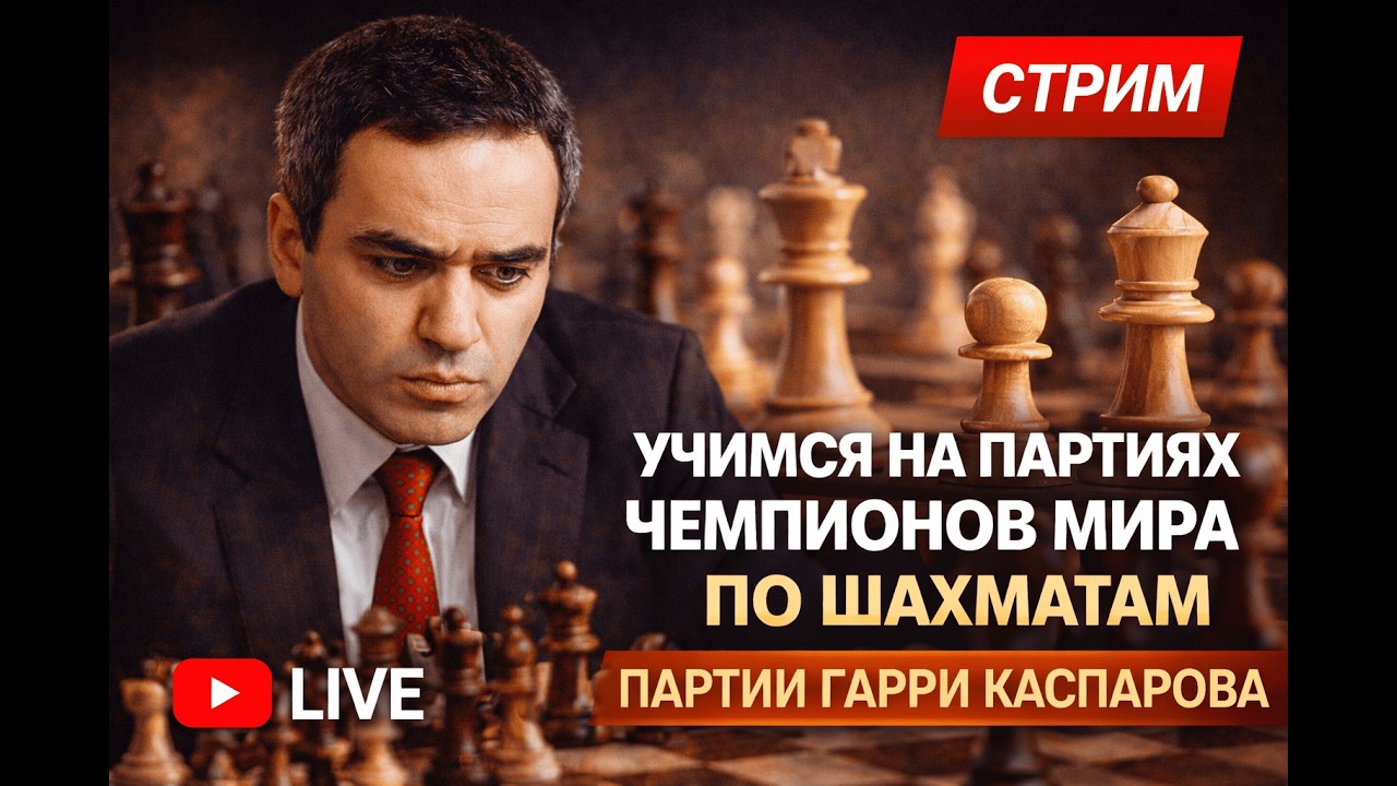 ОБУЧАЮЩИЙ СТРИМ | Угадываем ходы и учимся на партиях Гарри Каспарова