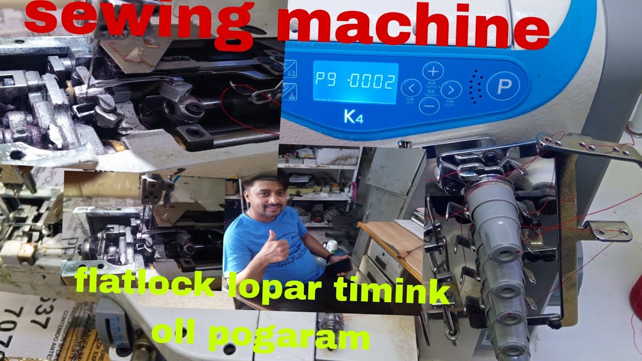 ✅✅jack k4 sewing machine Flat lock How to  all program  Pogba ram setting good lago china  sewing