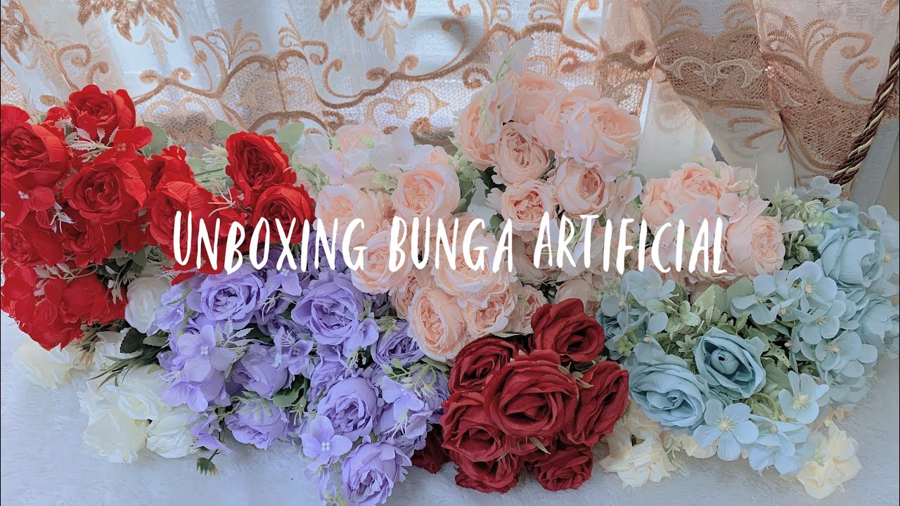 Unboxing Bunga Artificial Murah | Part 1 | VNM SHOPP