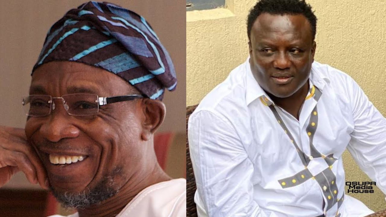 AREGBESOLA DANCES TO SAHEED OSUPA MUSIC AS HE HOST HIM IN HIS HOME