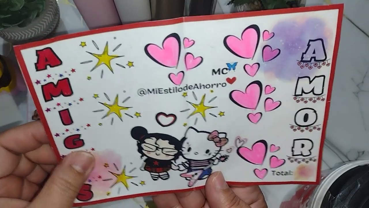 Ahorros Festivos ❤️🌺52 Semanas 🍀💵 Carpeta Personal 💖🌸💐