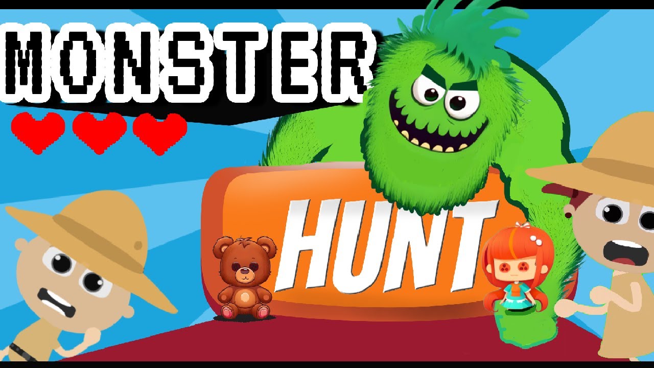 MONSTER HUNT SONG FOR PRESCHOOLERS - STEVE AND MEG ON A SCARY ADVENTURE - SUPER SIMPLE SONG FOR KIDS