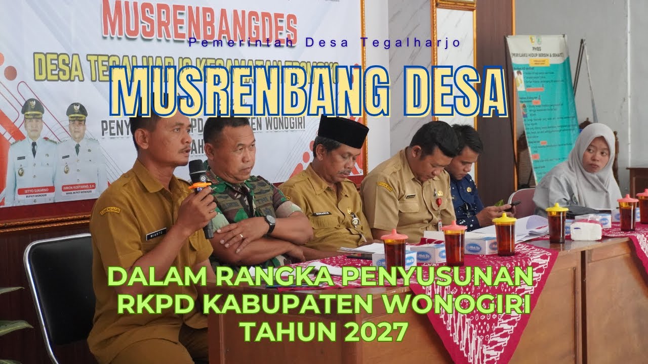 Musrenbang Desa Tegalharjo Dalam Penyusunan RKPD Kabupaten Wonogiri 2027