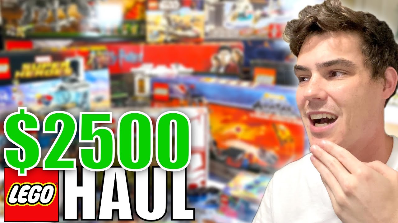 $2500+ LEGO MEGA HAUL! (RARE LEGO Star Wars Sets & More!)