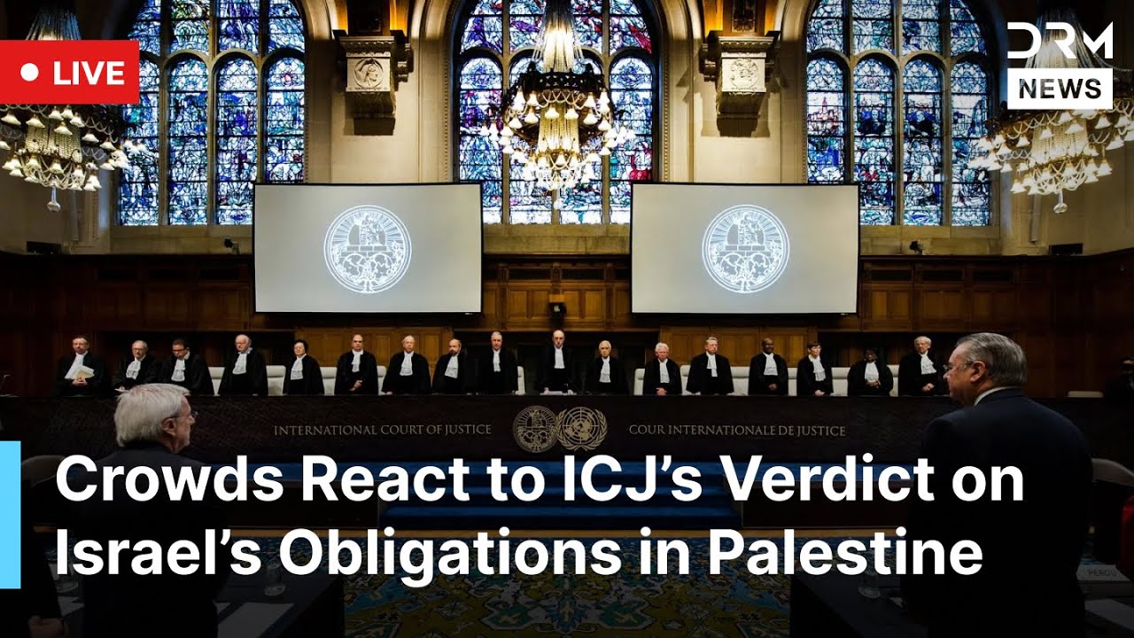 LIVE: Global Reactions as ICJ Rules on Israel’s Obligations in Occupied Territories | AH1N
