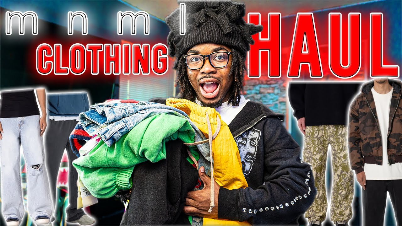 HUGEE MNML CLOTHING + TRY ON HAUL !+*