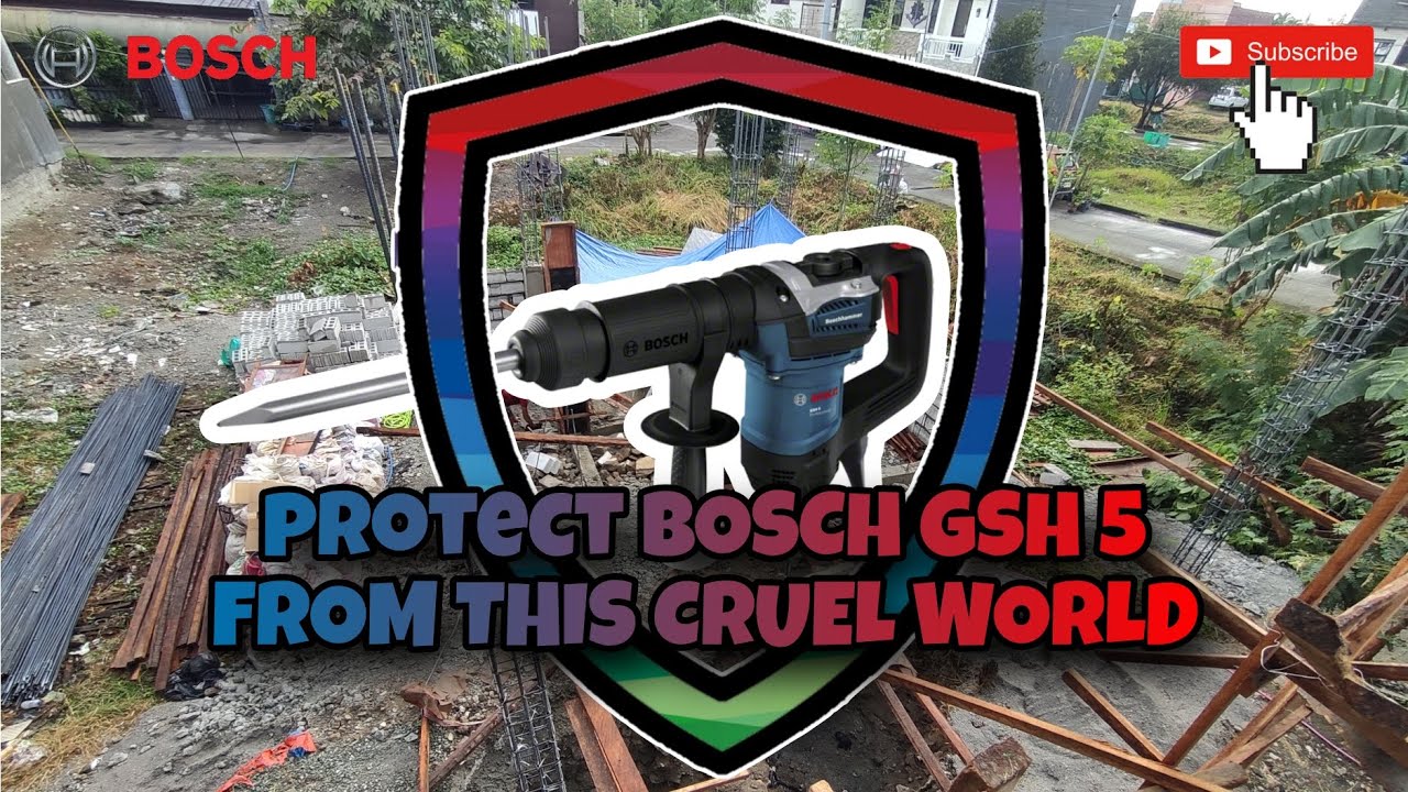 BOSCH GSH 5 IN ACTION