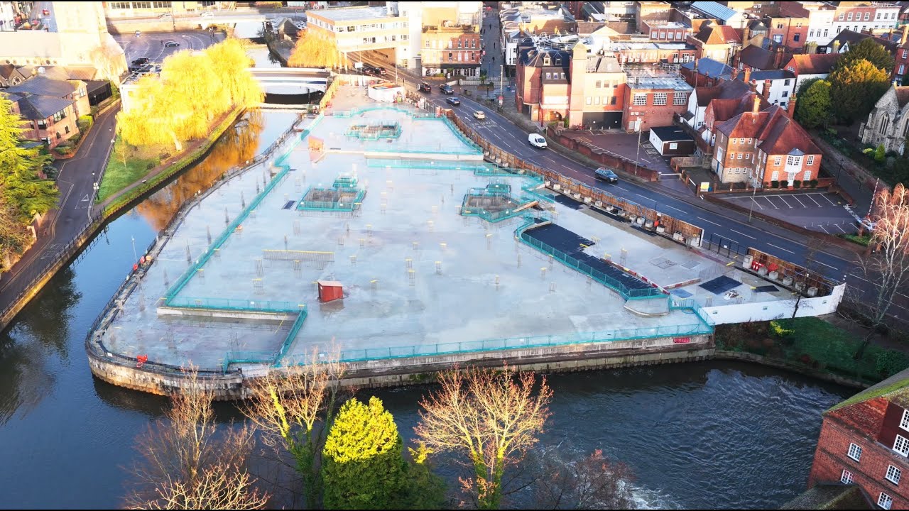 Guildford Debenhams Redevelopment to St Mary's Wharf | End of 2025 Drone Update & Local Area views