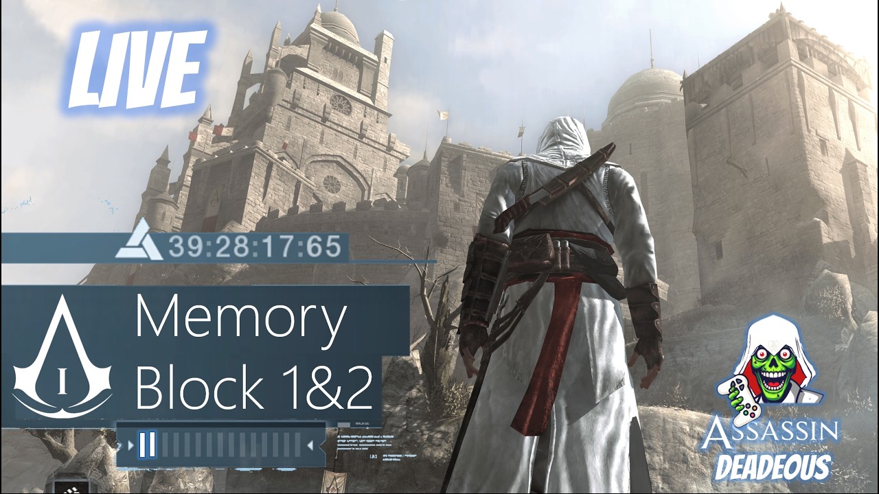 Classic Original Assassins Creed Memory block 1-2 Live