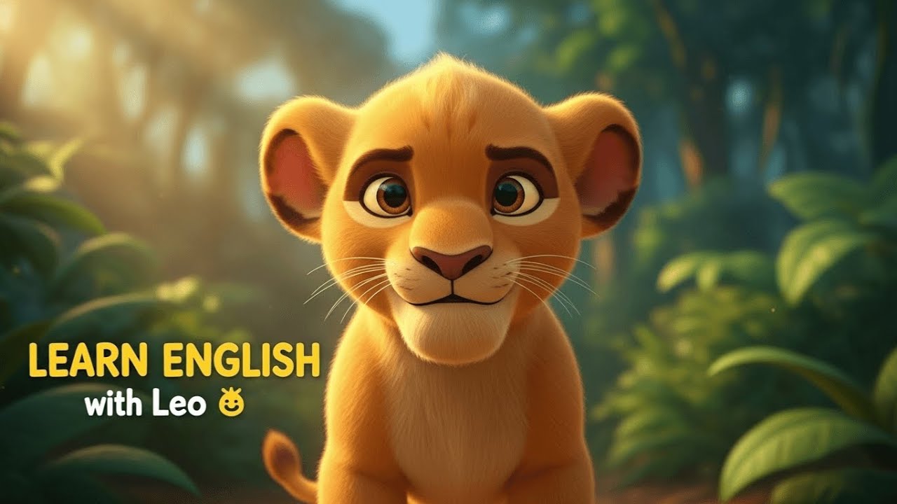 Learn English Through an Inspiring Animal Story 🦁 | Leo the Lion Learns Patience