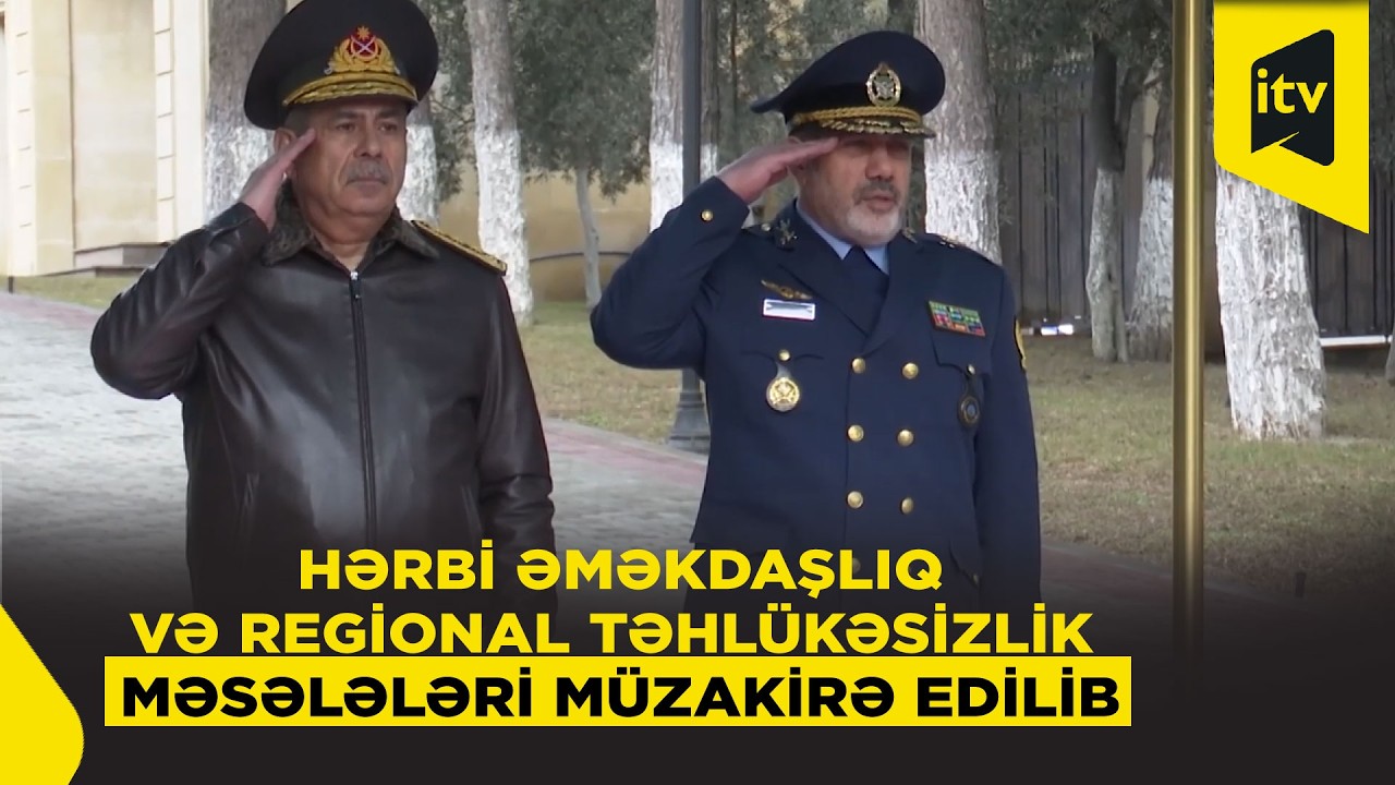 Azərbaycanın müdafiə naziri Zakir Həsənov İrandan olan nümayəndə heyəti ilə görüşüb