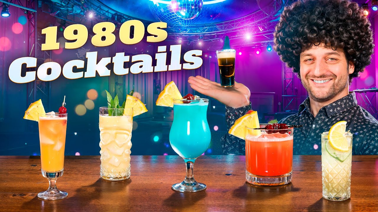 TOP 10 COCKTAILS from the 1980s 🍹
